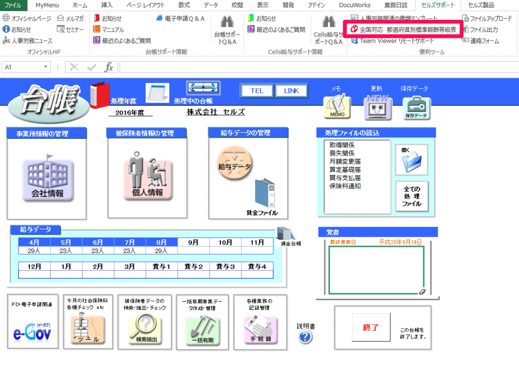 都道府県別標準報酬等級表が正しくないようですが